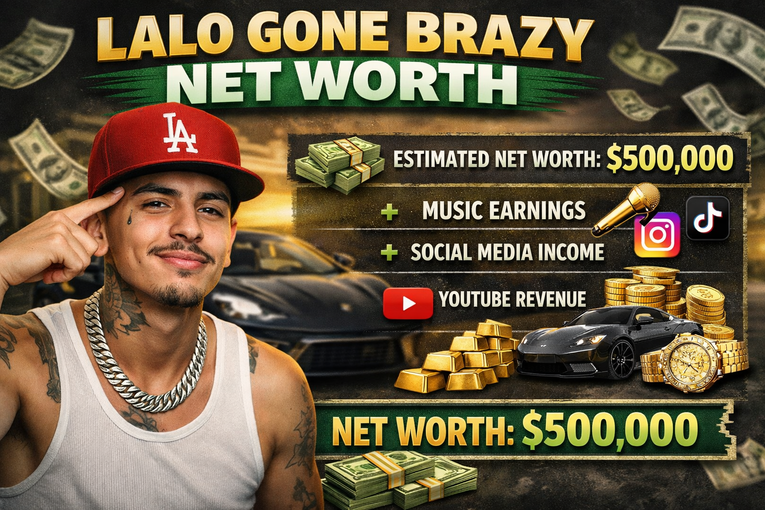 lalo gone brazy net worth