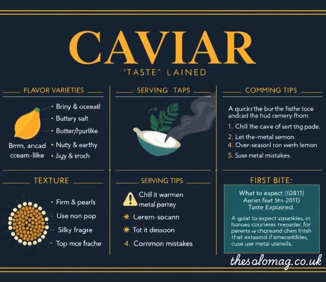 caviar taste