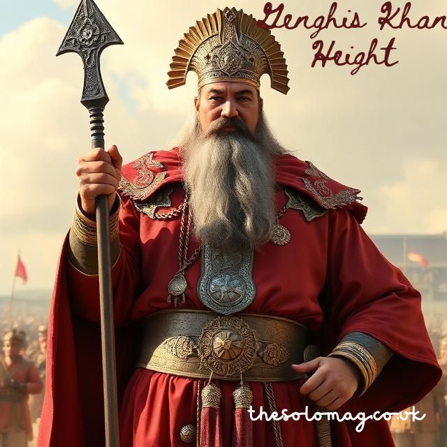 genghis khan height